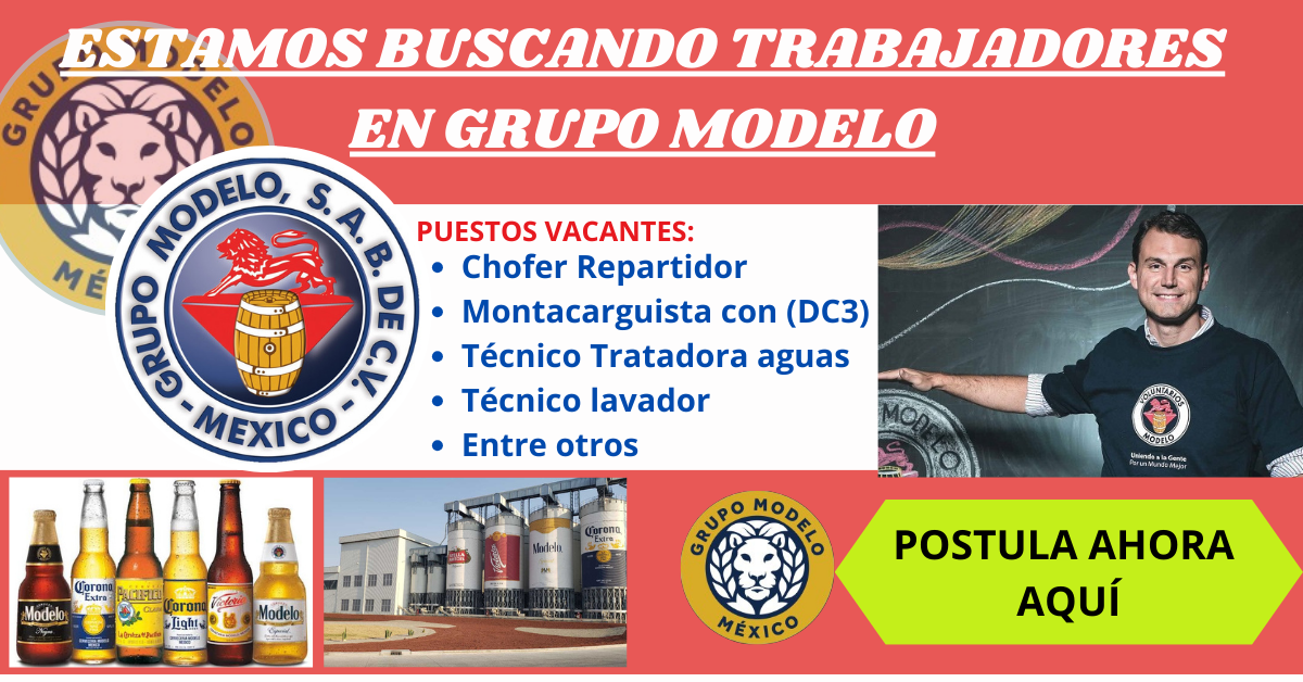 Buscamos trabajadores en puestos vacantes en Grupo Maseca