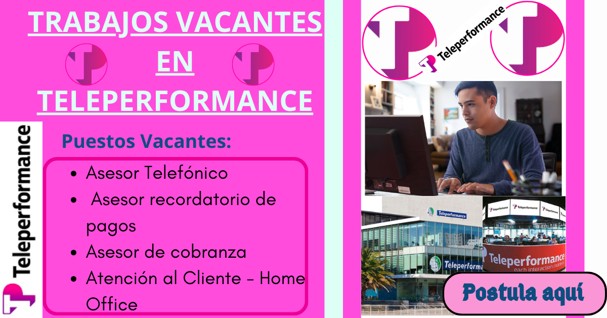 En Teleperformance se solicita trabajadores